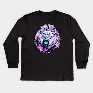 Neon King Kids Long Sleeve T-Shirt